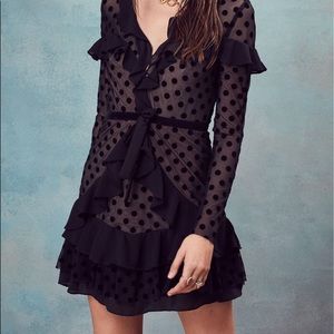 For love and Lemons Dottie mini dress